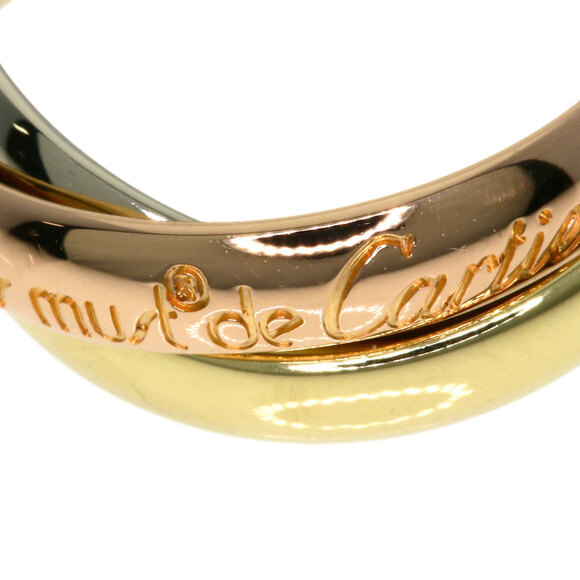CARTIER 18k Yellow Gold Trinity Ring #48 - Picture 6 of 9